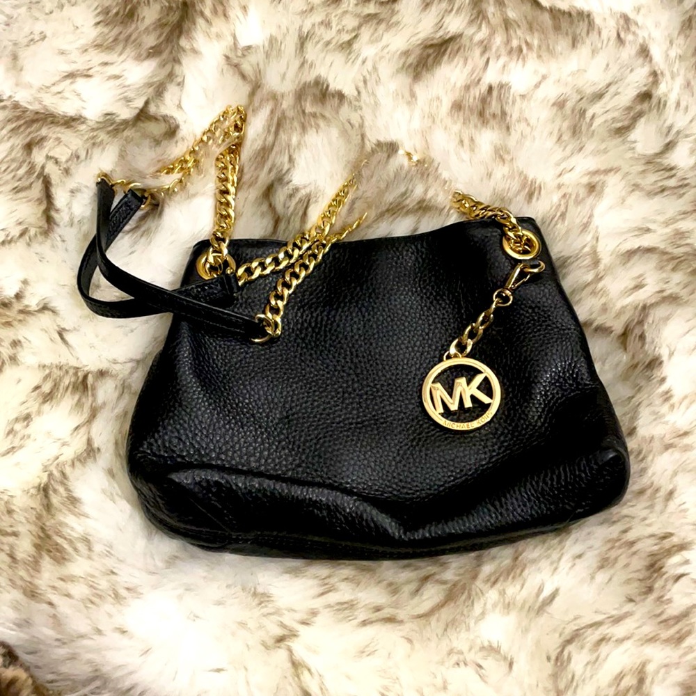 Black leather Michael Kors bag
